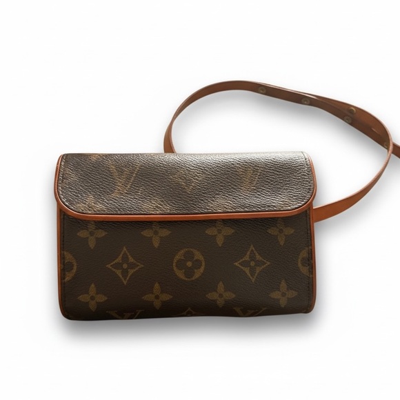 Louis Vuitton LV Shoulder Bag Pochette Florentine Brown Monogram - Picture 2 of 13